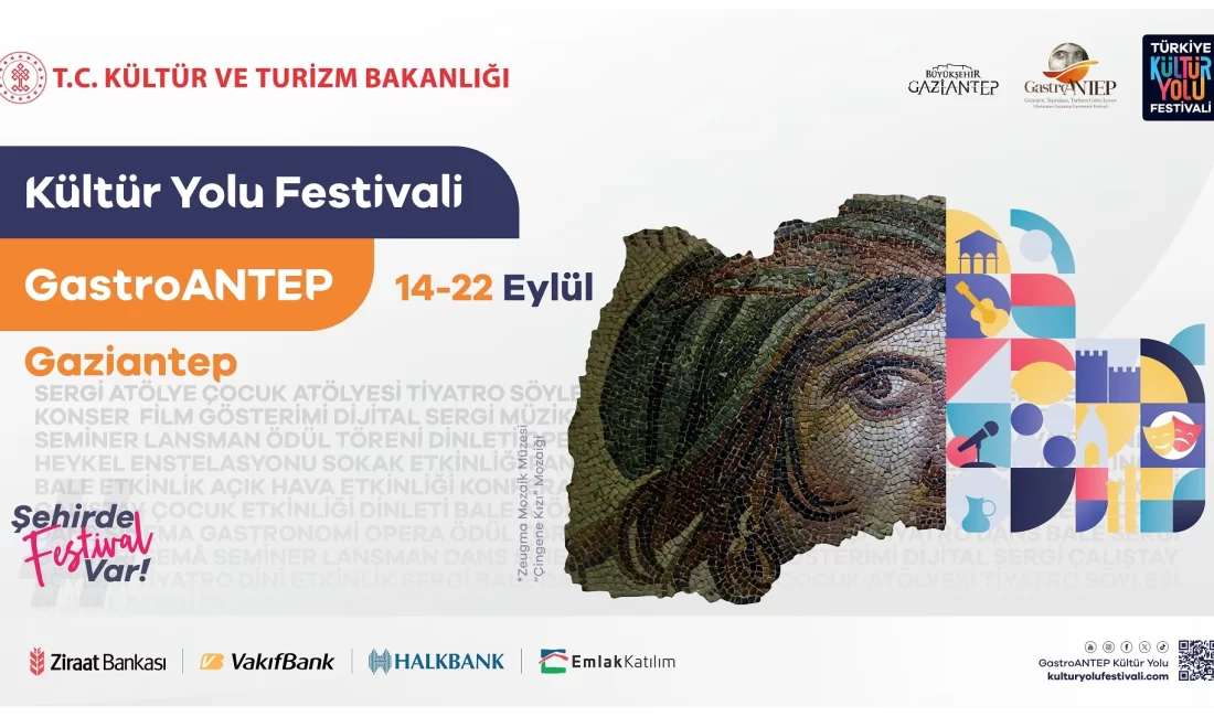 Gaziantep, yarın başlayacak olan GastroAntep Kültür Yolu Festivali ile lezzetlerin