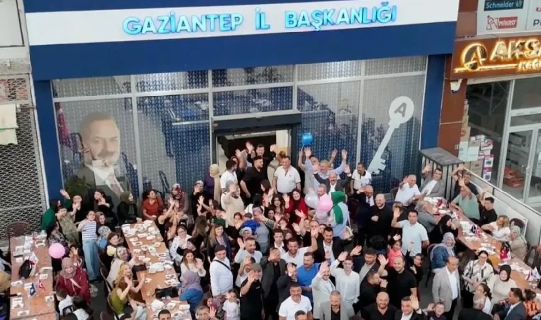 Kurban Bayramı’nın üçüncü gününde Anahtar Parti Gaziantep İl Başkanlığı, adeta