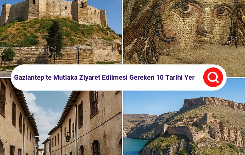 Gaziantep’te Mutlaka Ziyaret Edilmesi Gereken 10 Tarihi Yer Tarihi sokaklardan eşsiz manzaralara… Gaziantep’in en etkileyici yerlerini keşfedin!