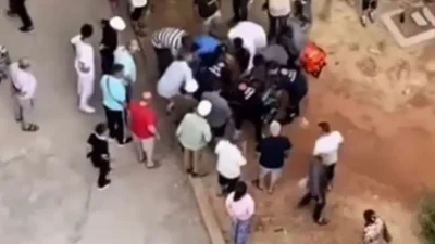 Gaziantep’in Şahinbey ilçesinde bulunan Uğurlu Evler Sitesi’nde trafo bakım çalışması