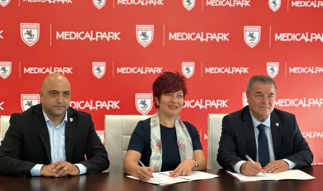 Samsunspor Kadın Voleybol Takımı ve Medical Park arasında sağlık sponsorluğu protokolü imzalandı. Samsunspor Kadın Voleybol Takımı ile Medical Park arasında imzalanan protokolle,