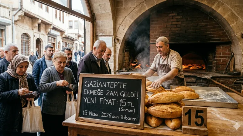 Gaziantep’te fırıncı esnafının bir süredir beklediği Ekmeğe Zam resmiyet kazandı.