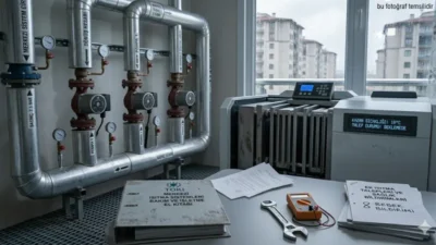 Kuzeyşehir TOKİ konutlarında merkezi sistemin kapatılmasının ardından, bina sakinleri hava