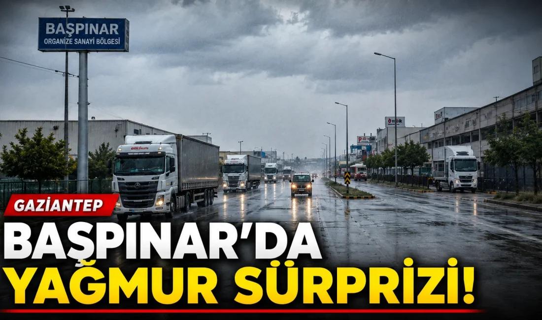 Gaziantep Başpınar’da Sürpriz Sağanak Yağış Gaziantep’in Başpınar bölgesinde akşam saatlerine doğru aniden başlayan sağanak yağış,