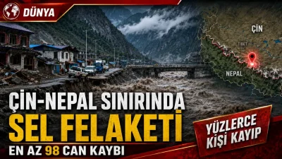 Çin’in Tibet Özerk Bölgesi ile Nepal arasındaki Himalaya sınırında meydana